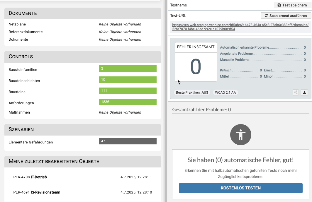 Barrierefreiheit AXE Developer Tools
