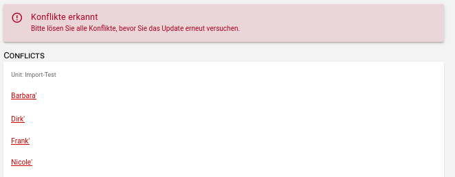 Konflikte