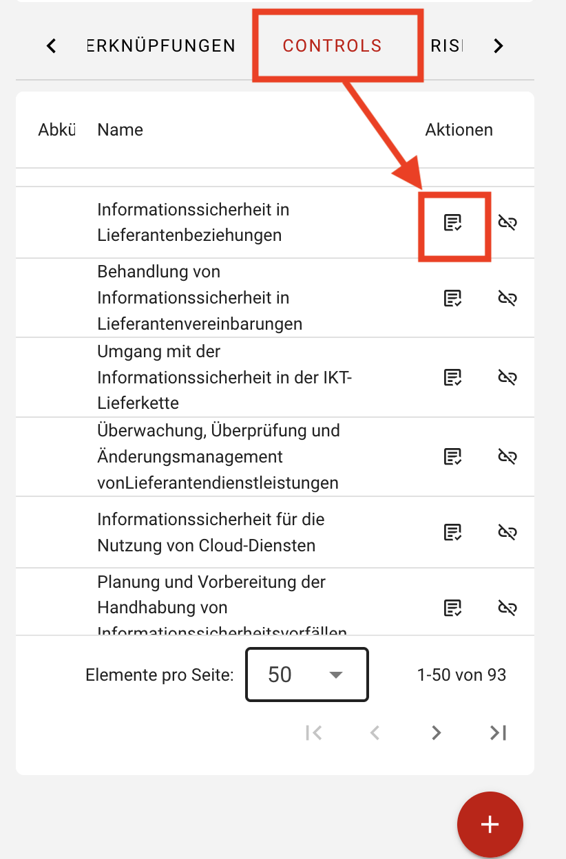 Umsetzung anzeigen