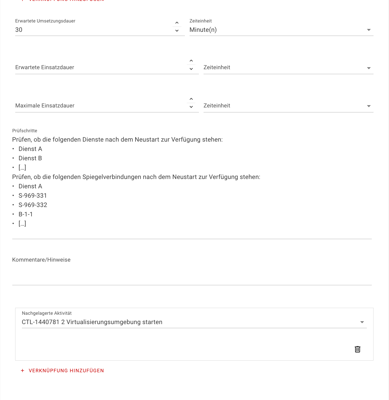Aktivitäts-Beschreibung